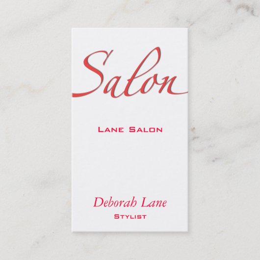 Carte De Visite Salon (Devant)