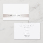 Carte De Visite Salon à la mode simple moderne élégant de (Devant / Derrière)