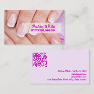 Carte De Visite Salon à ongles