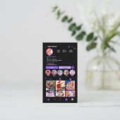 Carte De Visite Salon à ongles (Debout devant)