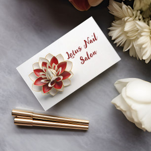 Carte De Visite Salon à ongles, Clinique de beauté