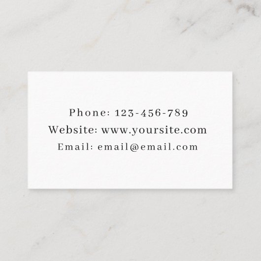 Carte De Visite Salon Artiste De Tatouage Ancien Serpent Moderne À (Dos)