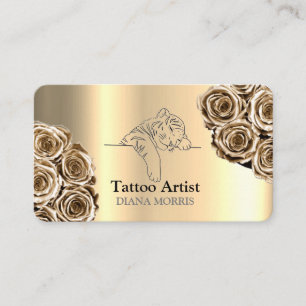 Carte De Visite Salon Artiste De Tattoo