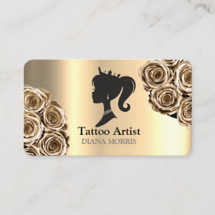 Carte De Visite Salon Artiste De Tattoo