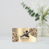 Carte De Visite Salon Artiste De Tattoo (Debout devant)