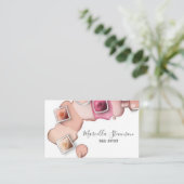 Carte De Visite Salon Artiste Nail Polonais Moderne (Debout devant)