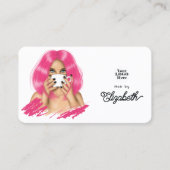 Carte De Visite Salon Chic Chic Chic Chic Vibrant (Devant)
