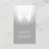 Carte De Visite Salon curatif de SPA de thérapie de massage (Dos)