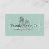 Carte De Visite Salon d'animaux de compagnie de classe Poméranie & (Devant)