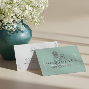 Carte De Visite Salon d'animaux de compagnie de classe Poméranie &