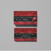 Carte De Visite Salon d'art manucure de la Parties scintillant Dee