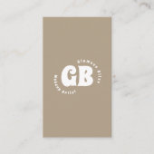 Carte De Visite Salon d'artistes de maquillage vert vibre (Devant)