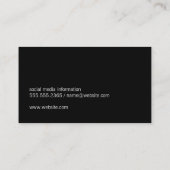 Carte De Visite Salon de beauté (Dos)