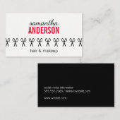 Carte De Visite Salon de beauté (Devant / Derrière)