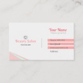 Carte De Visite Salon de beauté (Devant)