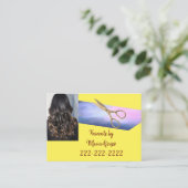 Carte de visite, Salon de beauté Cartes de visite (Debout devant)