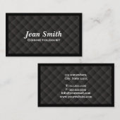 Carte De Visite Salon de beauté Cosmetologue de surface de courtep (Devant / Derrière)