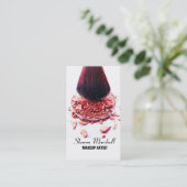 Carte De Visite Salon de beauté de Cosmetologist de maquilleur de (Debout devant)