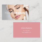 Carte De Visite Salon de beauté de l'injecteur de chirurgien plast (Devant / Derrière)