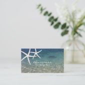 Carte De Visite Salon de beauté de plage et de poisson Starfish (Debout devant)