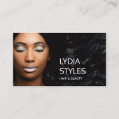 Carte De Visite Salon de beauté des cheveux Professional Photo mod (Devant)