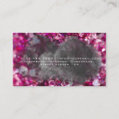 Carte De Visite Salon de beauté Diamants roses (Dos)