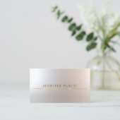 Carte De Visite Salon de beauté élégant de maquilleur fascinant (Debout devant)