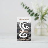 Carte De Visite Salon de beauté et de restauration Tropical Resort (Debout devant)