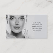 Carte De Visite Salon de beauté et de soins de la peau (Dos)