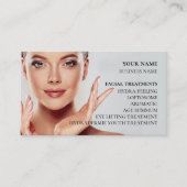 Carte De Visite Salon de beauté et de soins de la peau (Devant)