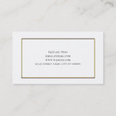 Carte De Visite Salon de beauté et de soins de la peau (Dos)