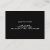 Carte De Visite Salon de beauté Extensions de cils (Dos)