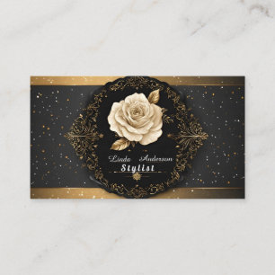 Carte De Visite 💅 Salon de beauté Glow Élégance ✨ Moderne et Pers
