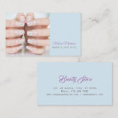 Carte De Visite salon de beauté manucure (Devant / Derrière)