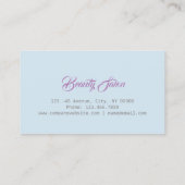 Carte De Visite salon de beauté manucure (Dos)