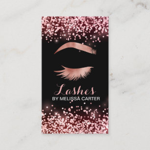 Carte De Visite Salon de beauté Maquillage Artiste Brows Lash Exte