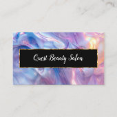 Carte De Visite Salon de beauté moderne et élégant (Devant)