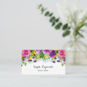 Carte De Visite Salon de beauté moderne et tendance (Debout devant)