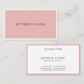 Carte De Visite Salon De Beauté Moderne Simple Élégant Professionn (Devant / Derrière)