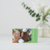 Carte De Visite Salon de beauté Salon de massage SPA Acupression (Debout devant)