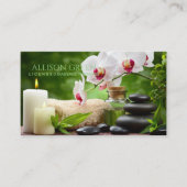 Carte De Visite Salon de beauté Salon de massage SPA Aromathérapie (Devant)