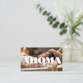 Carte De Visite Salon de beauté spa (Debout devant)