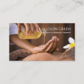 Carte De Visite Salon de beauté SPA d'aromathérapie Massage Salon (Devant)