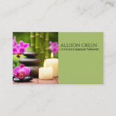 Carte De Visite Salon de beauté SPA d'aromathérapie Massage Salon (Devant)