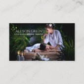 Carte De Visite Salon de beauté SPA d'aromathérapie Massage Salon (Devant)