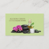 Carte De Visite Salon de beauté SPA d'aromathérapie Massage Salon (Devant)