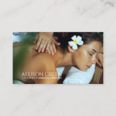 Carte De Visite Salon de beauté SPA d'aromathérapie Massage Salon (Devant)