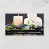Carte De Visite Salon de beauté SPA d'aromathérapie Massage Salon (Devant)