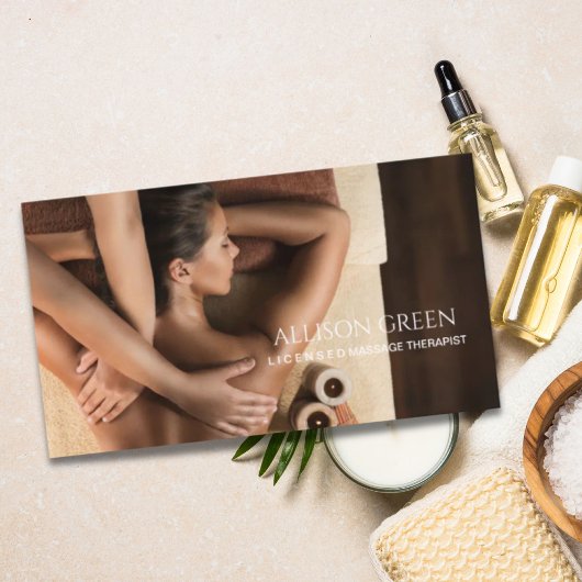 Carte De Visite Salon de beauté SPA d'aromathérapie Massage Salon