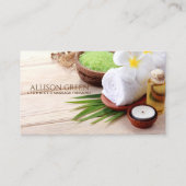 Carte De Visite Salon de beauté SPA d'aromathérapie Massage Salon (Devant)